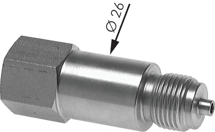 Exemplarische Darstellung: Manometer-Zwischenstück, 1.4571